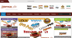 Desktop Screenshot of espace-clic.com