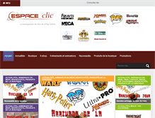 Tablet Screenshot of espace-clic.com